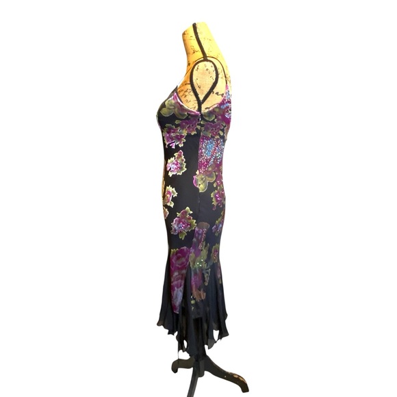 Sue Wong Nocturne Silk Chiffon 90’s Fairy Cocktail Party Dress Women’s Size S - Picture 3 of 16